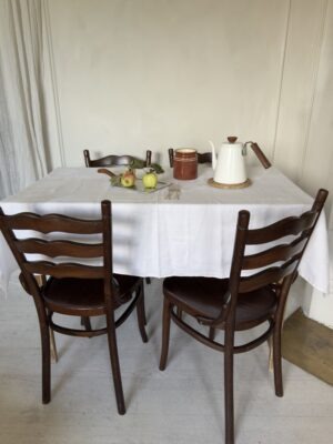 4 classic bentwood café chairs
