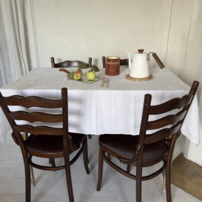 4 classic bentwood café chairs