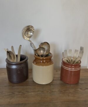 Vintage Utensil jar Höganäs 1L - Image 2