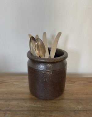 Vintage Utensil jar Höganäs 1L
