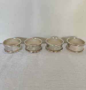 Vintage silver napkin rings