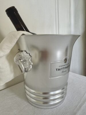 Vintage French Champagne bucket Taittinger - Image 2