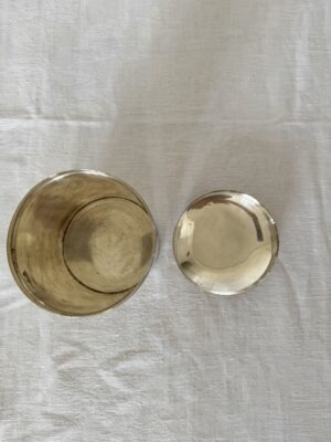 Vintage silver plated jar - Image 4