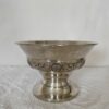 Footed Silver Bowl with Grapevines ornaments.